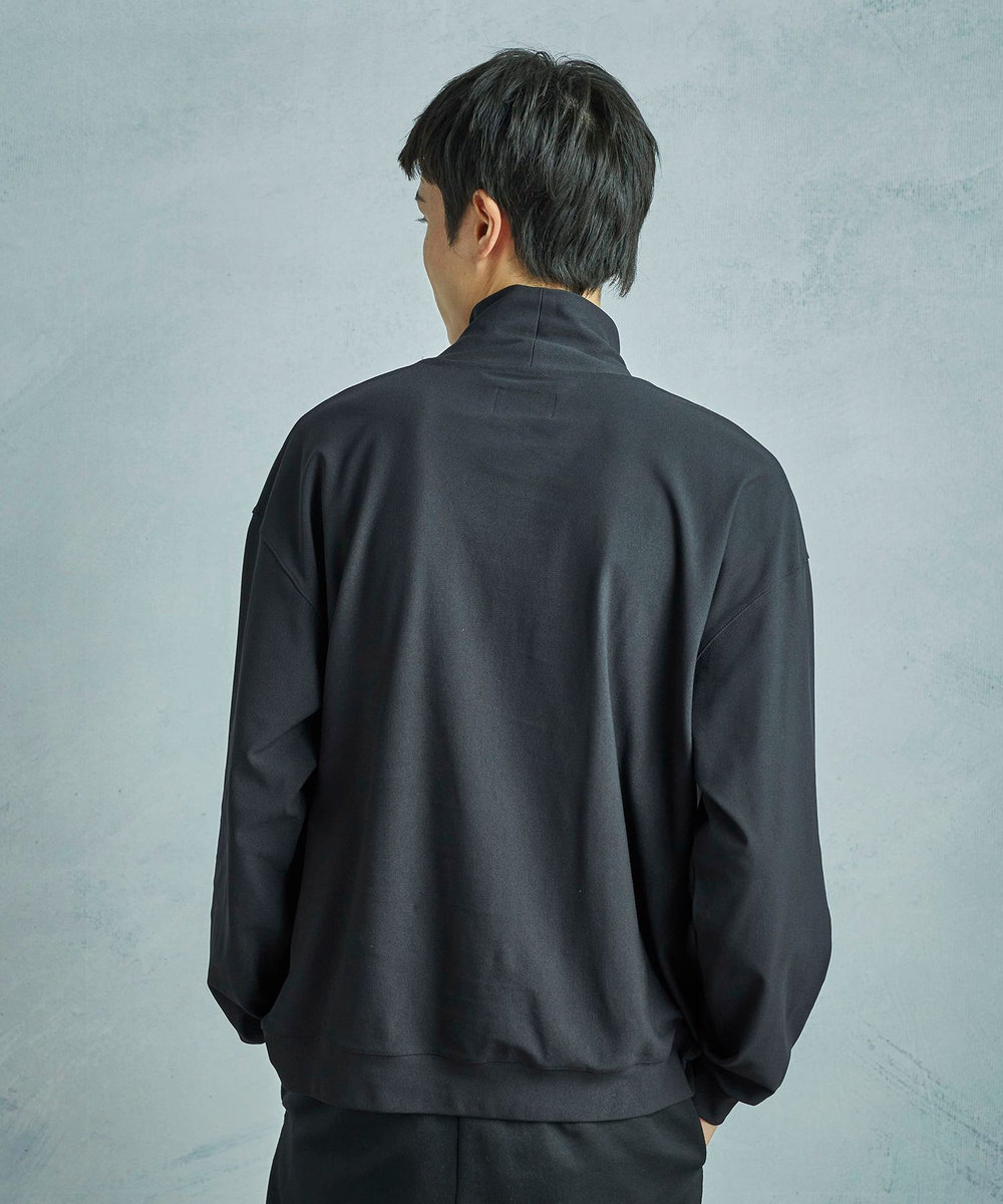 MEN'S BIGI 【50th Anniv . 中田 慎介】NYLON TURTLENECK CUT SEW ブラック
