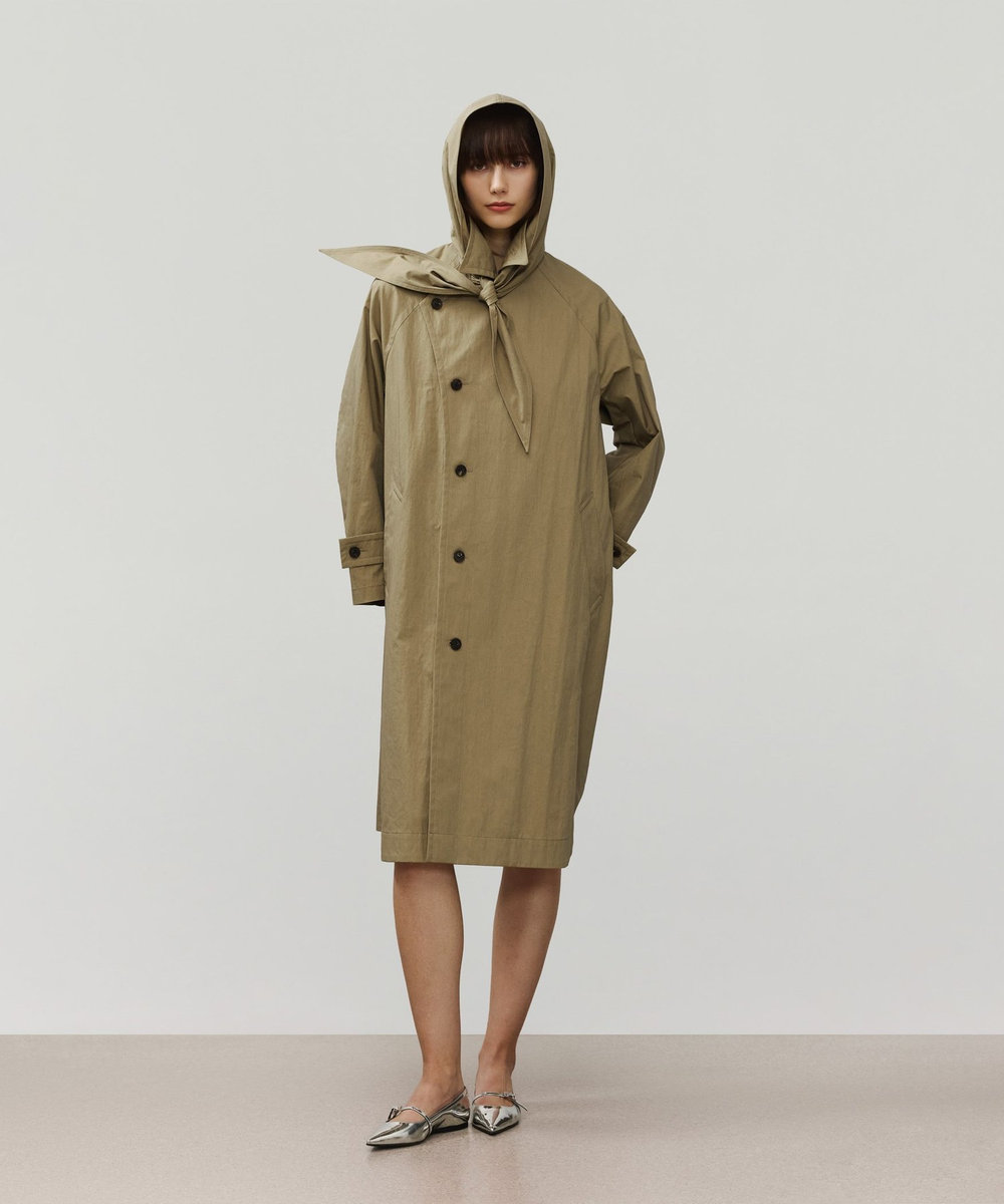 DÉPAREILLÉ GABARDINE BALMACAAN COAT / ギャバジンバルマカーンコート ベージュ