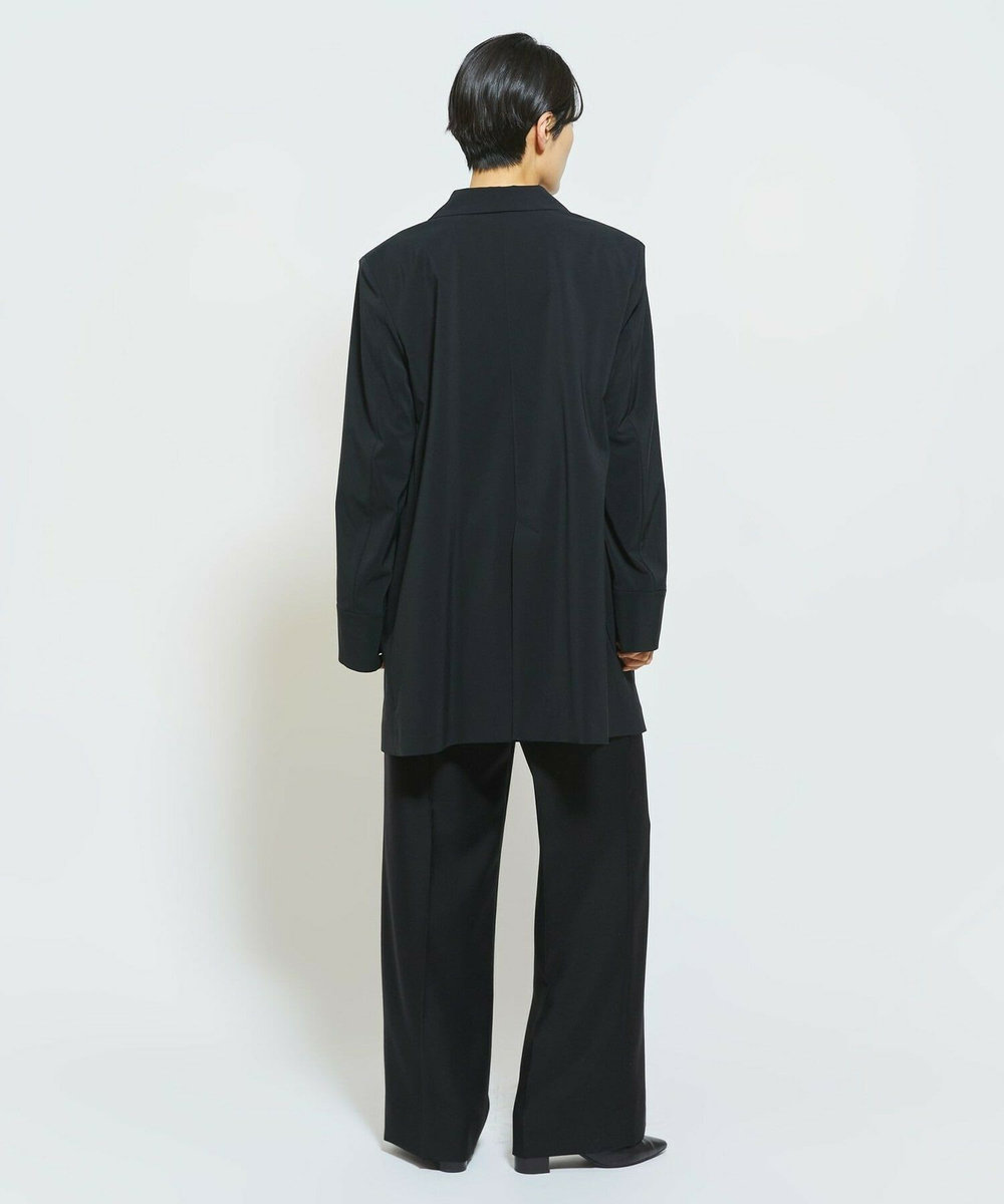 MOGA Collection MOGA Collection Cu/Pメランジロングジャケット ブラック