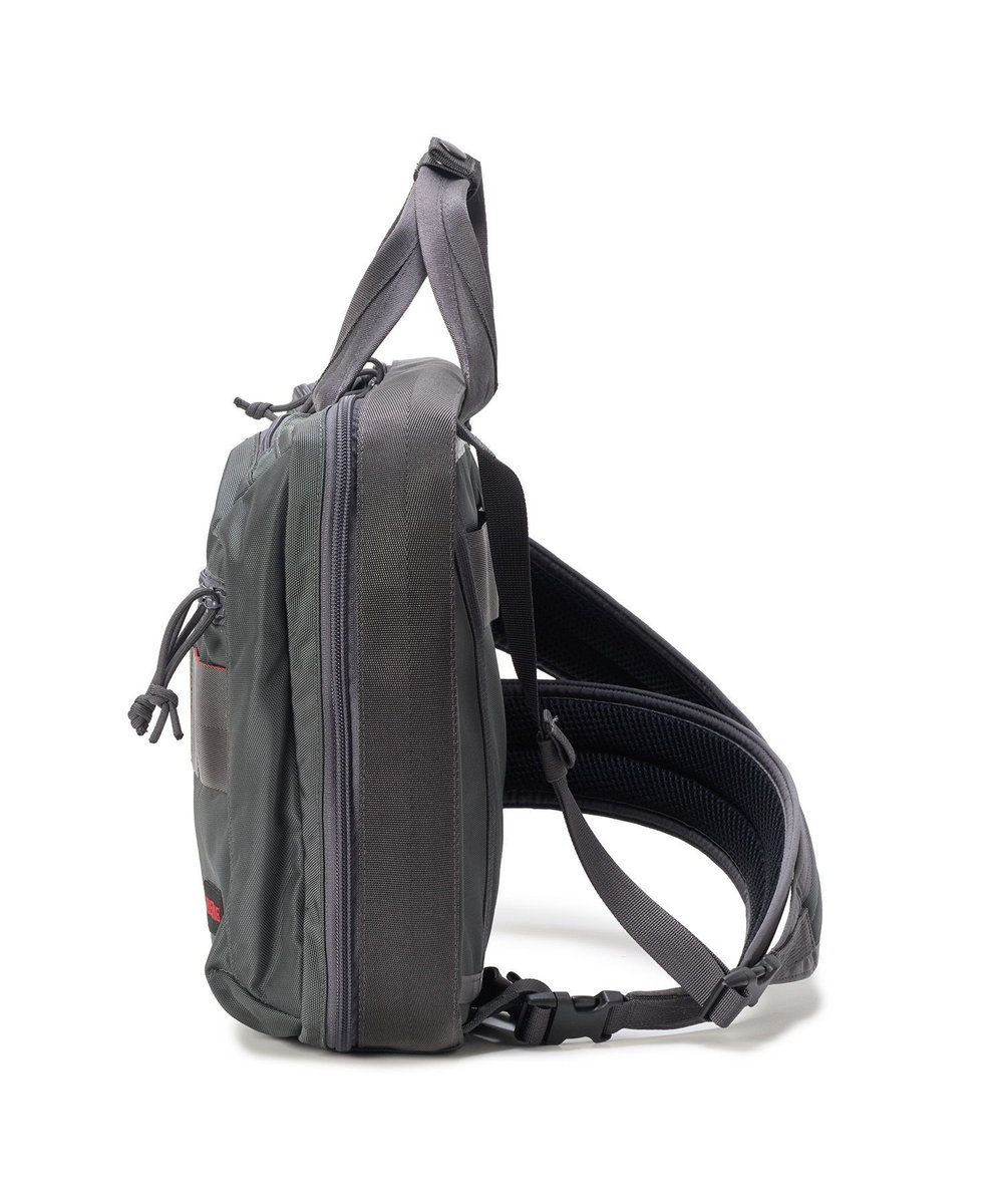 MEN'S BIGI 【BRIEFING/ブリーフィング】BS BOX 2WAY PACK AG ブリーフケース グレー