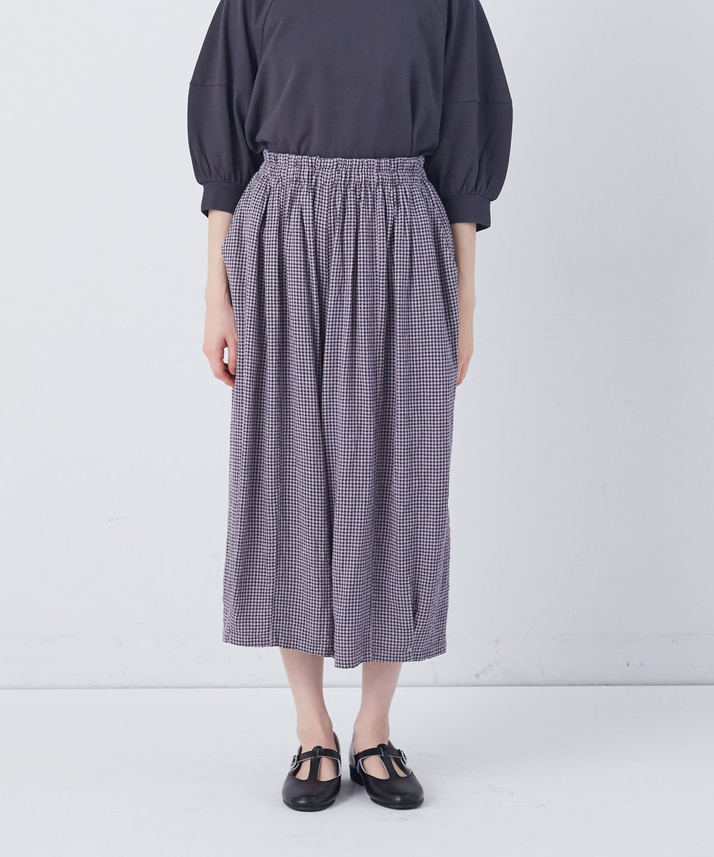 congés payés ADIEU TRISTESSE 【FAVE】シャーリングワイドサルエルパンツ グレー系その他