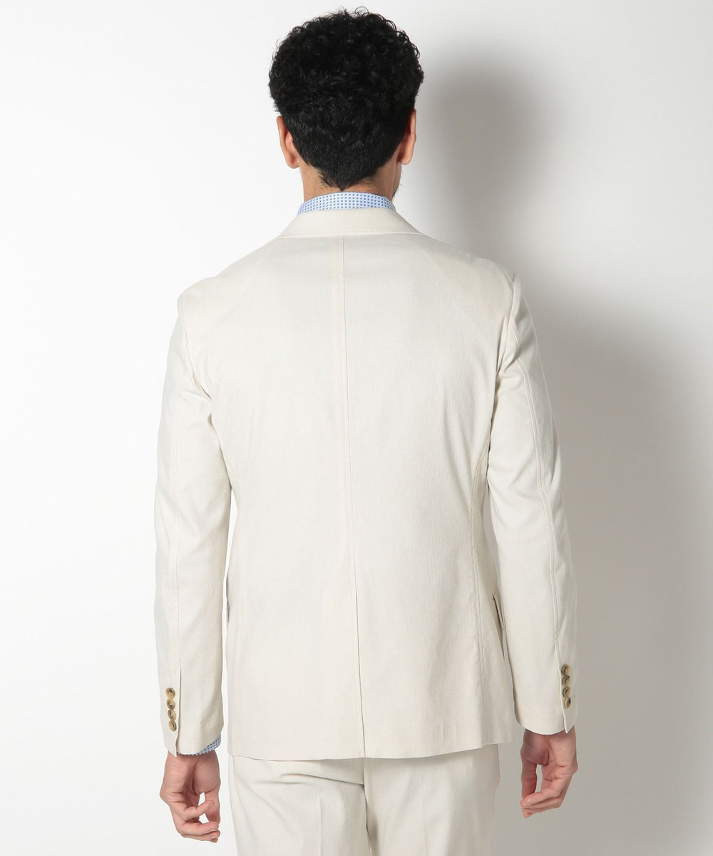 MEN'S BIGI 【ACTIVE TAILOR】ドビーストレッチテーラードジャケット オフホワイト