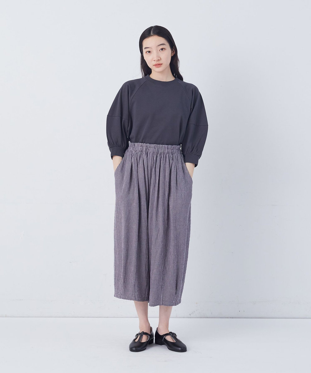 congés payés ADIEU TRISTESSE 【FAVE】シャーリングワイドサルエルパンツ グレー系その他