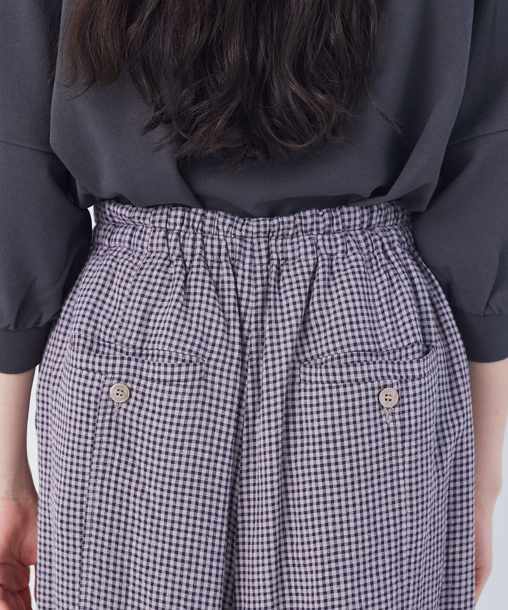 congés payés ADIEU TRISTESSE 【FAVE】シャーリングワイドサルエルパンツ グレー系その他