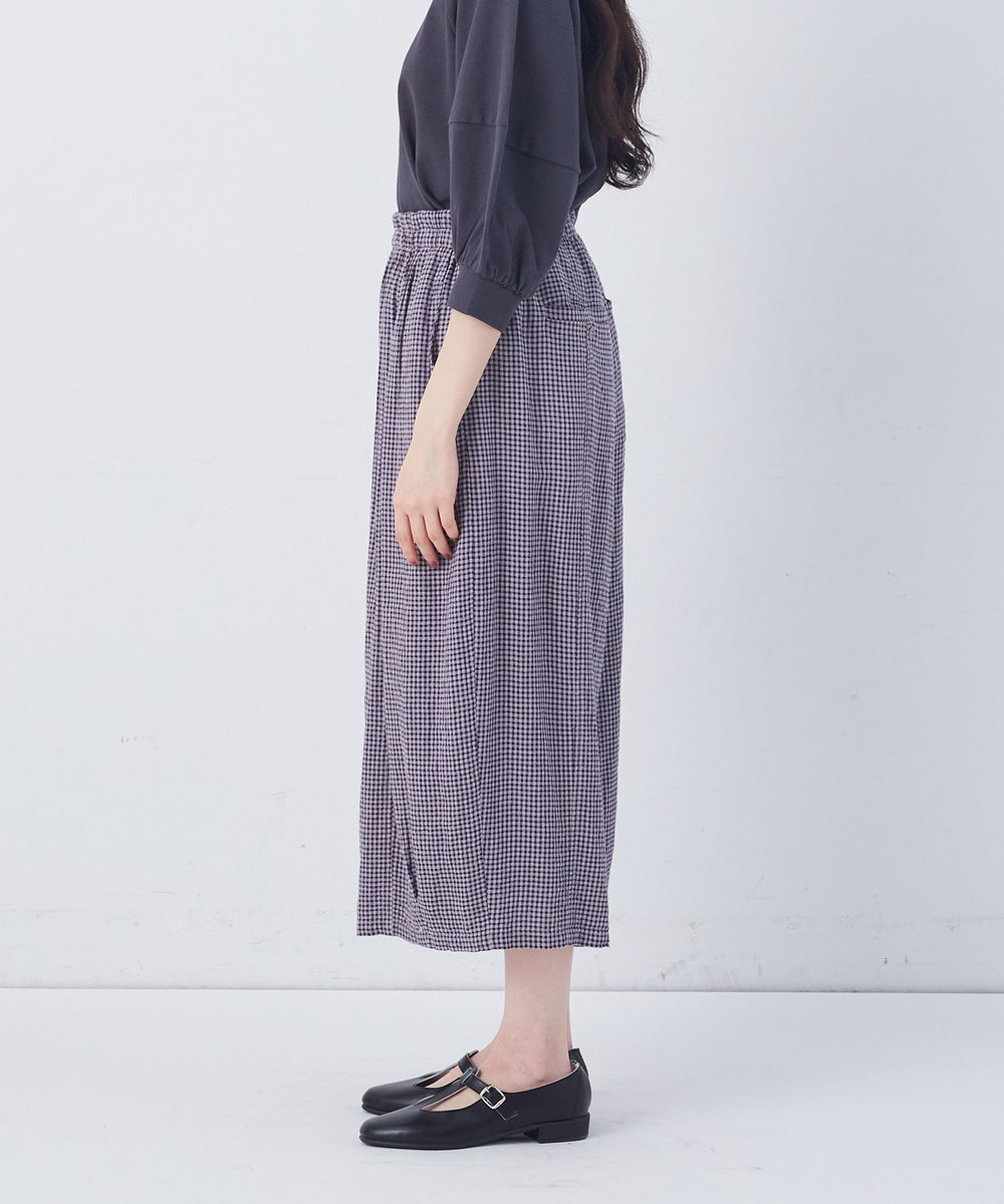 congés payés ADIEU TRISTESSE 【FAVE】シャーリングワイドサルエルパンツ グレー系その他