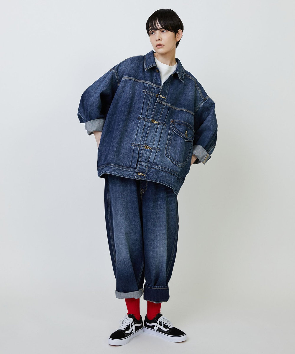 FRAPBOIS Lee×FRAPBOIS COW BOY JACKET ブルー