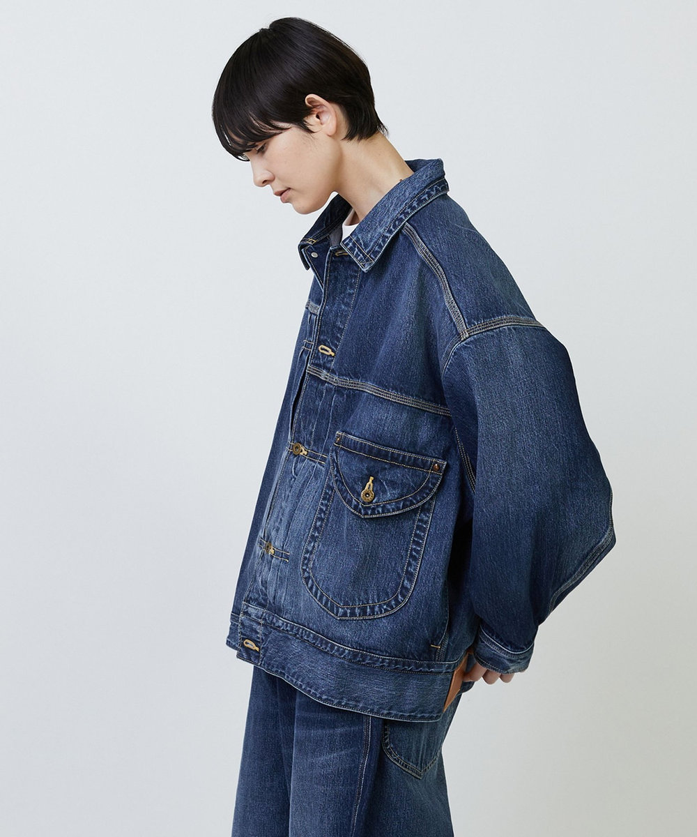 FRAPBOIS Lee×FRAPBOIS COW BOY JACKET ブルー