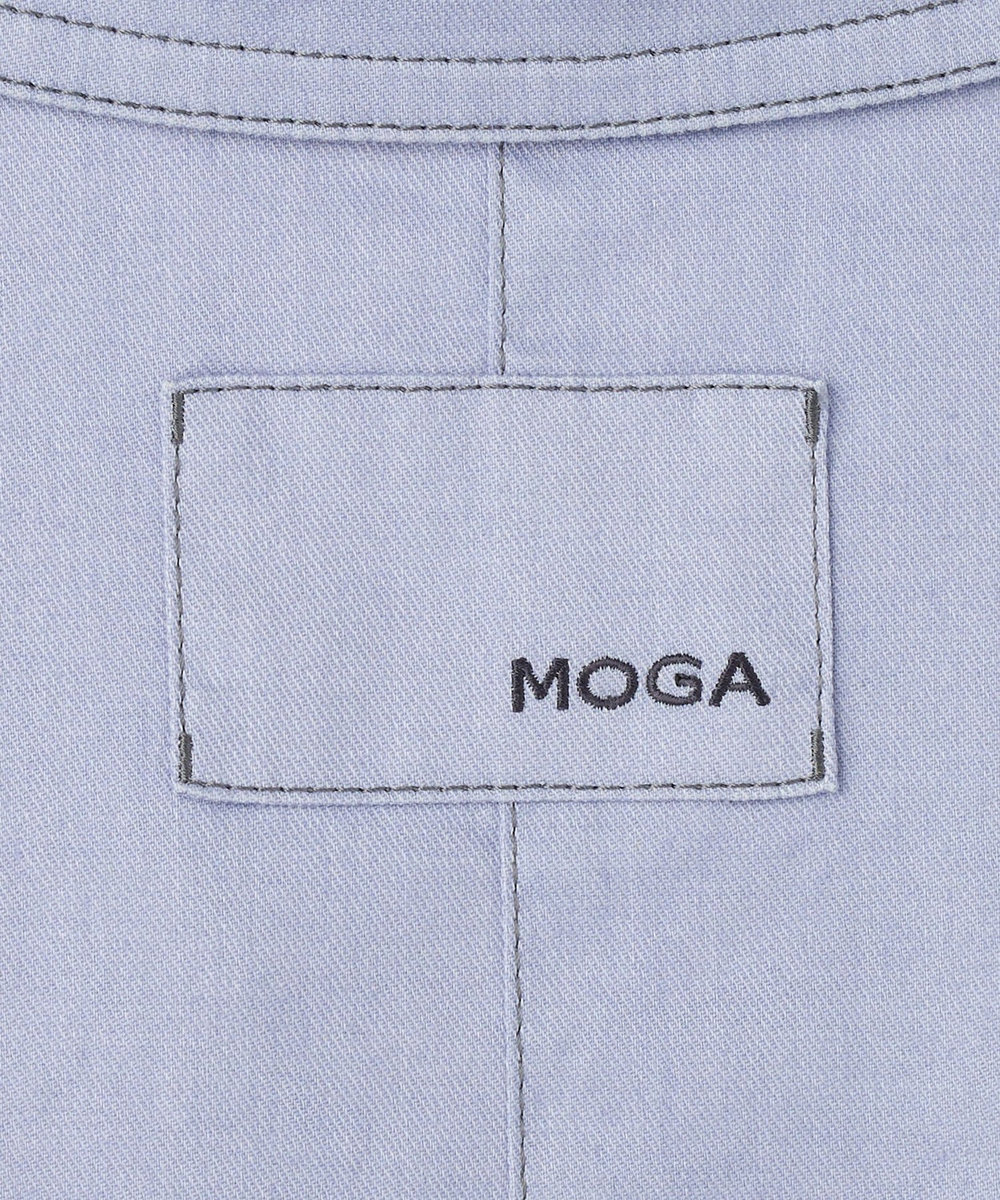 MOGA ビンテージツイルシャツプルオーバー ライトブルー
