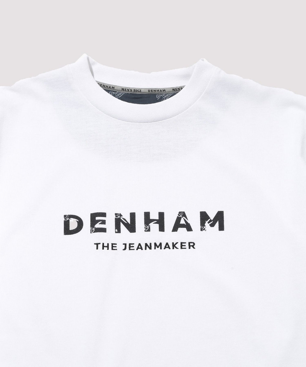 MEN'S BIGI 【DENHAM×MEN'S BIGI】TRYCOOL天竺シザープリントT ホワイト