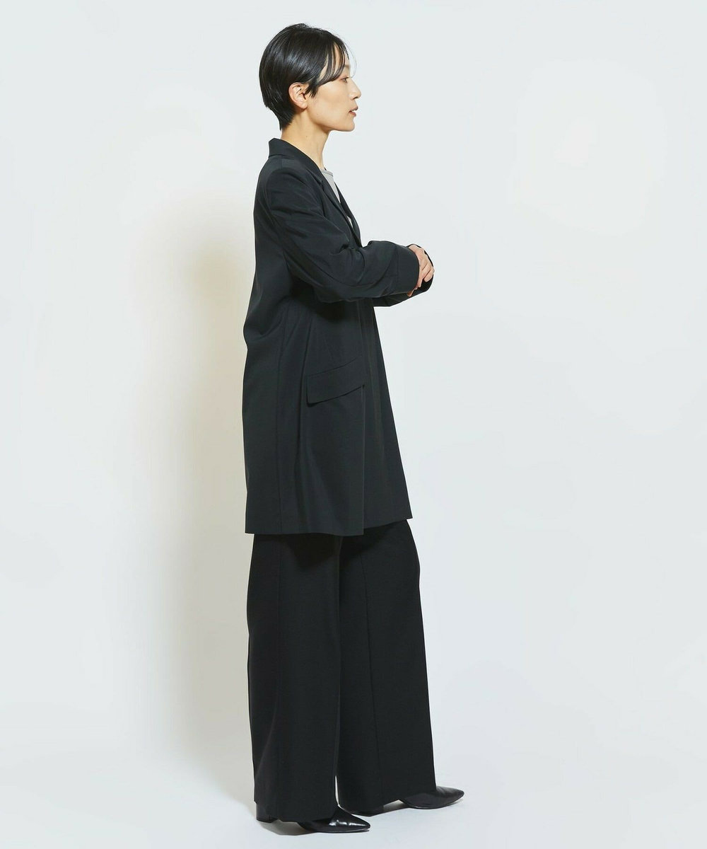 MOGA Collection MOGA Collection Cu/Pメランジロングジャケット ブラック
