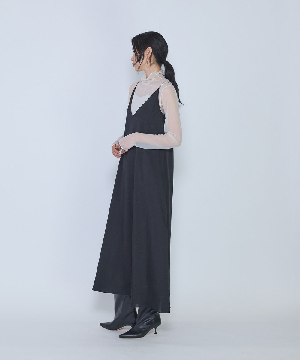 1er Arrondissement シアーハイネックカットソー オフホワイト