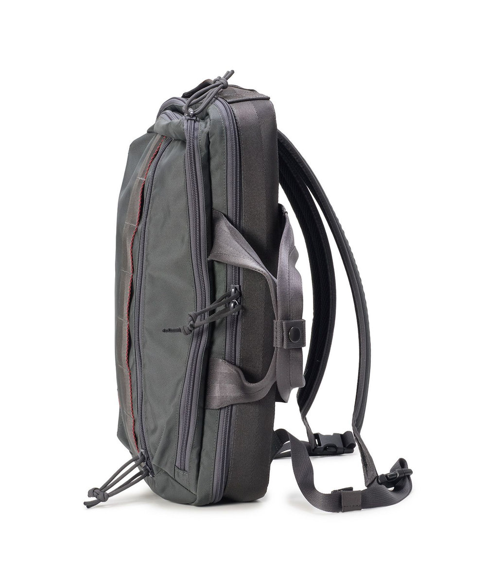 MEN'S BIGI 【BRIEFING/ブリーフィング】BS BOX 2WAY PACK AG ブリーフケース グレー