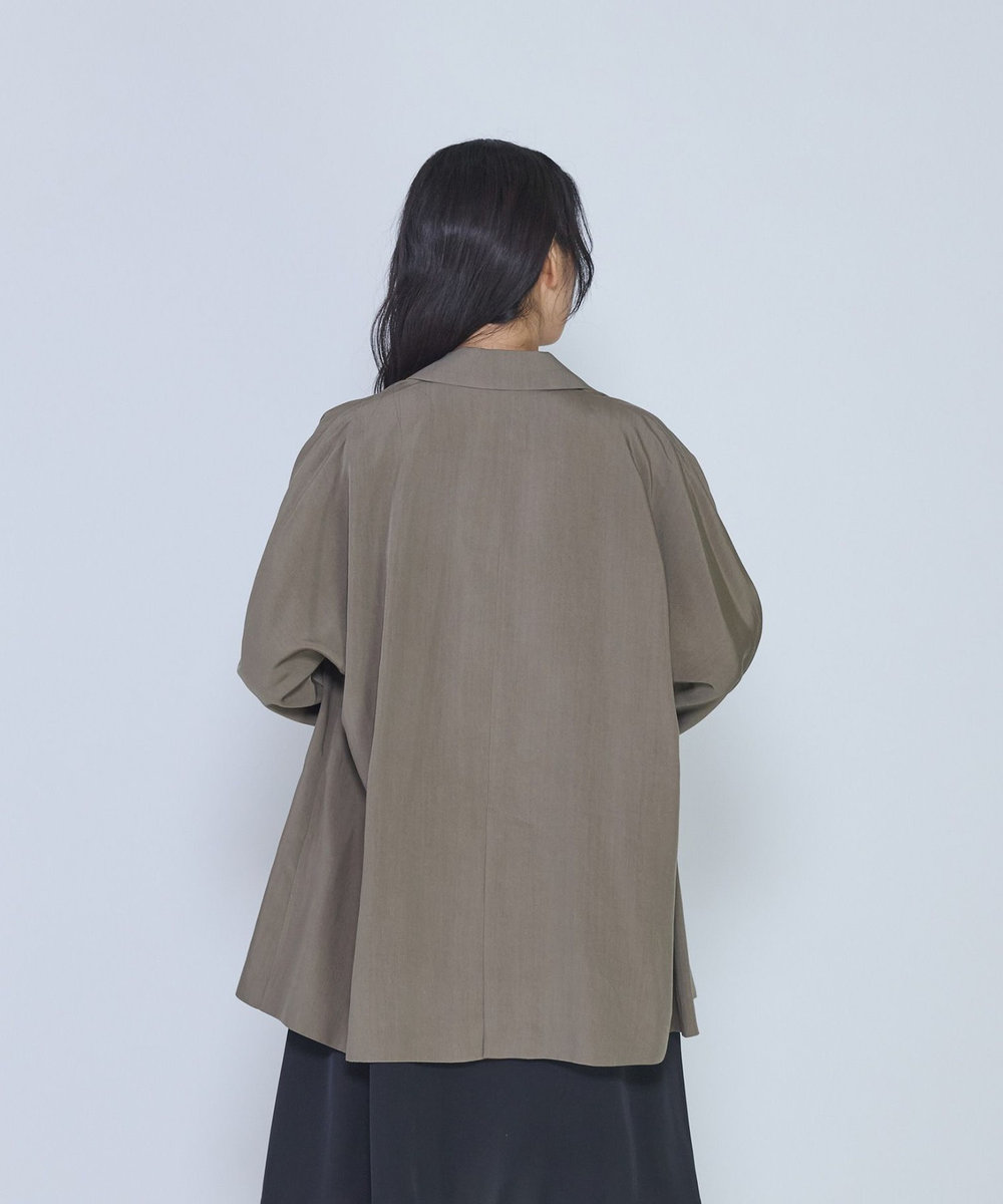 1er Arrondissement ソフトドレープジャケット カーキ