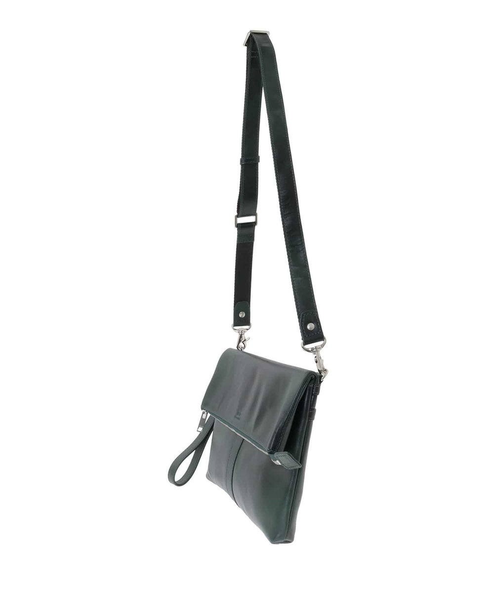 MEN'S BIGI 【SEEKER/シーカー】別注2wayクラッチ&ショルダーバッグ グリーン