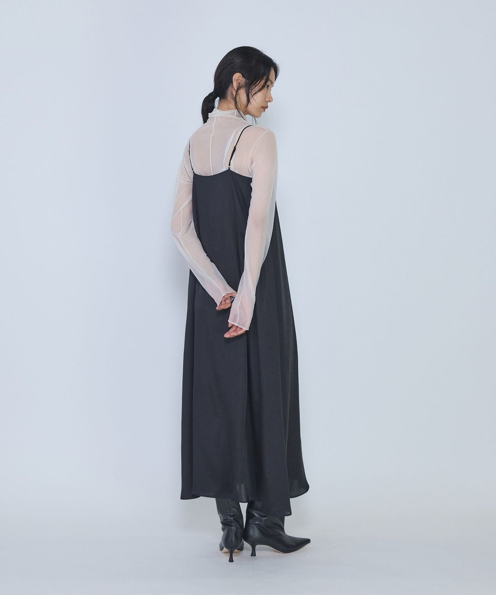 1er Arrondissement シアーハイネックカットソー オフホワイト