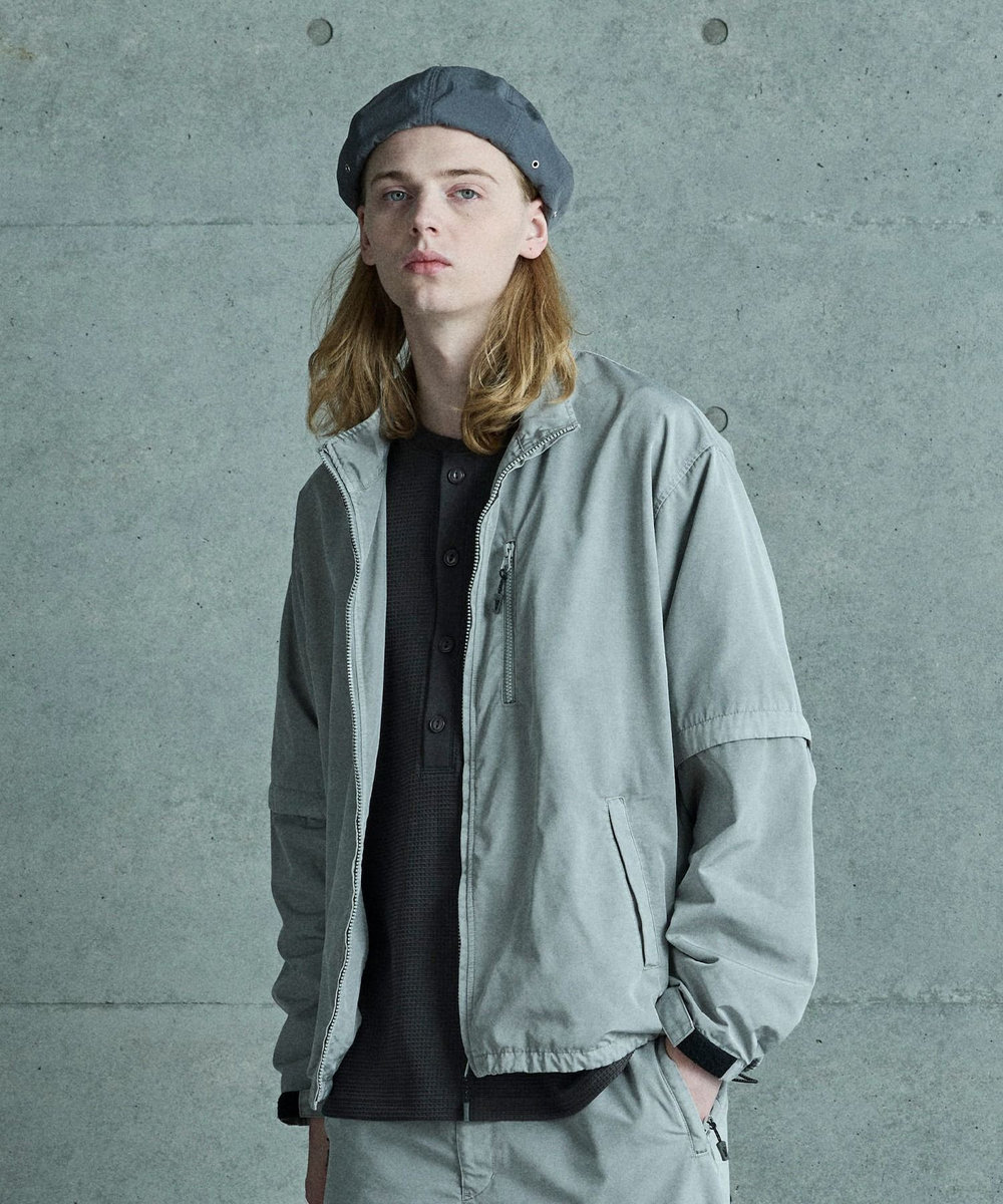 MEN'S BIGI 2WAYフェードスタンドブルゾン オフホワイト