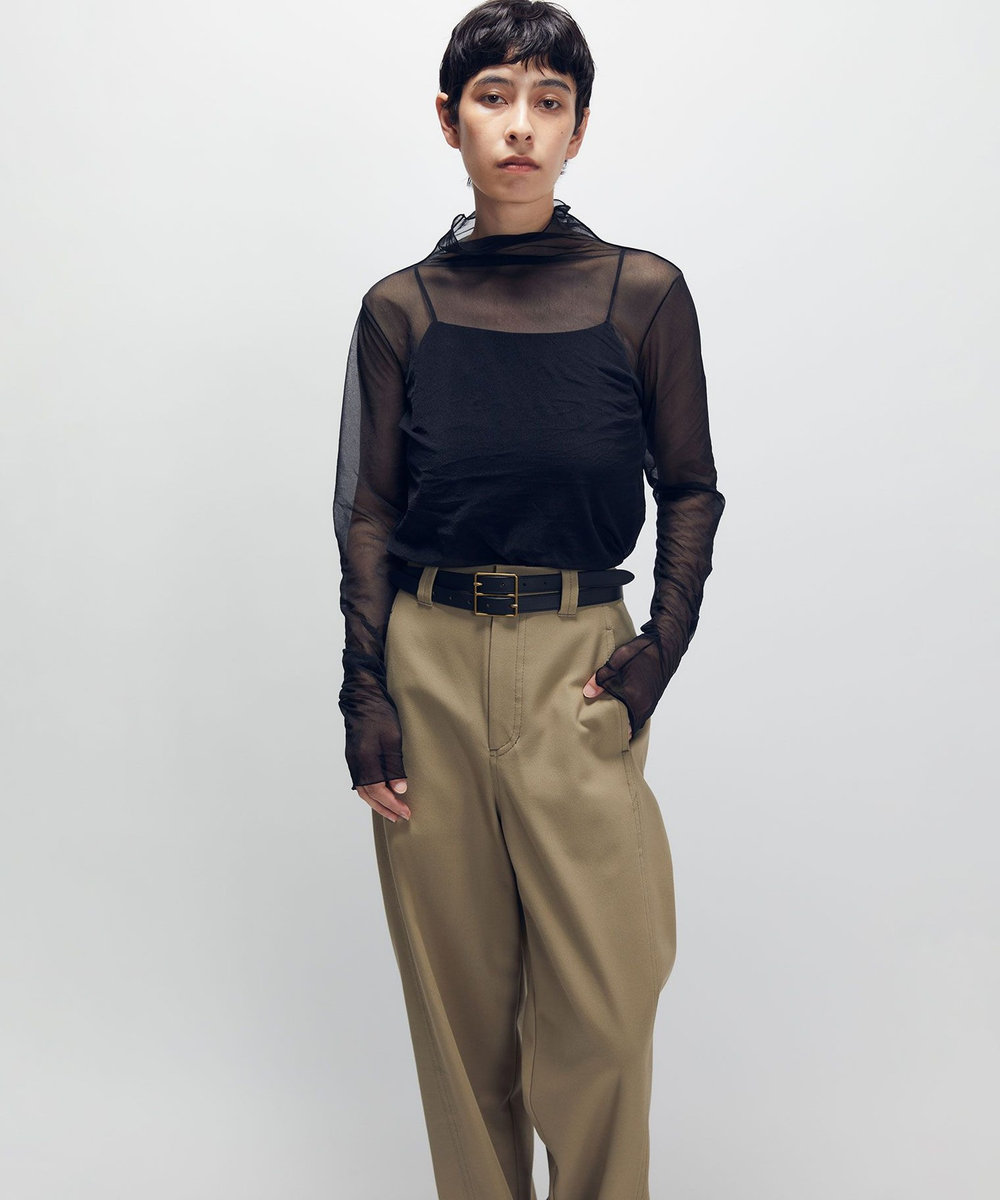 1er Arrondissement ＜ATELIER AMBOISE (アトリエ アンボワーズ)＞レザーベルト ブラック