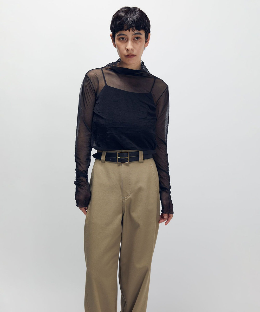 1er Arrondissement ＜ATELIER AMBOISE (アトリエ アンボワーズ)＞レザーベルト ブラック