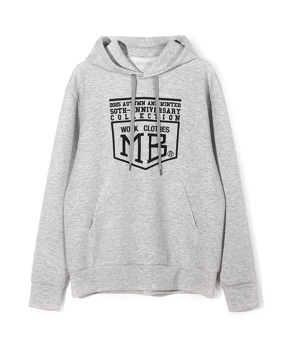 MEN'S BIGI 【50th Anniv . 菊池武夫】LOGO HOODIE グレー