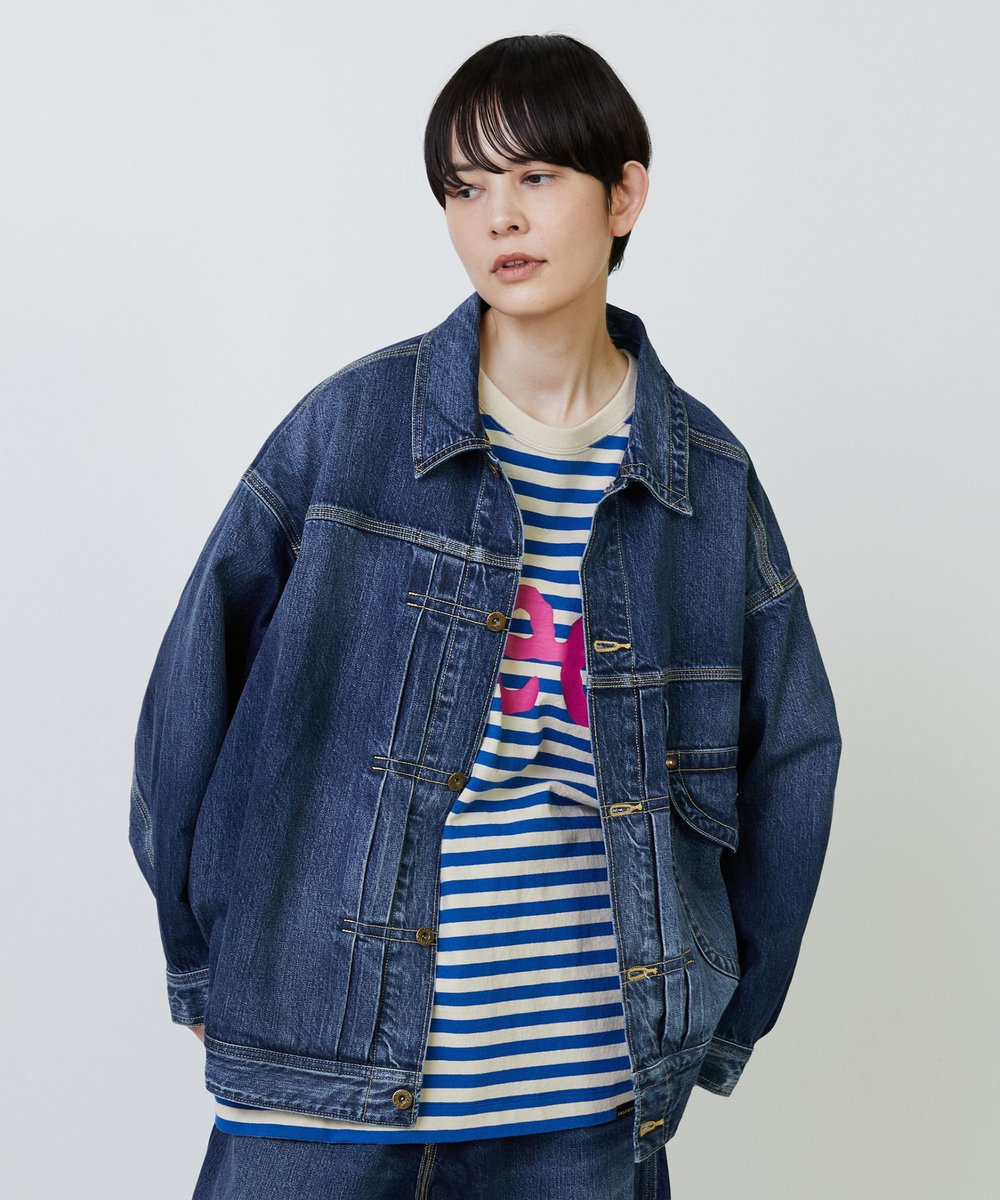 FRAPBOIS Lee×FRAPBOIS COW BOY JACKET ブルー