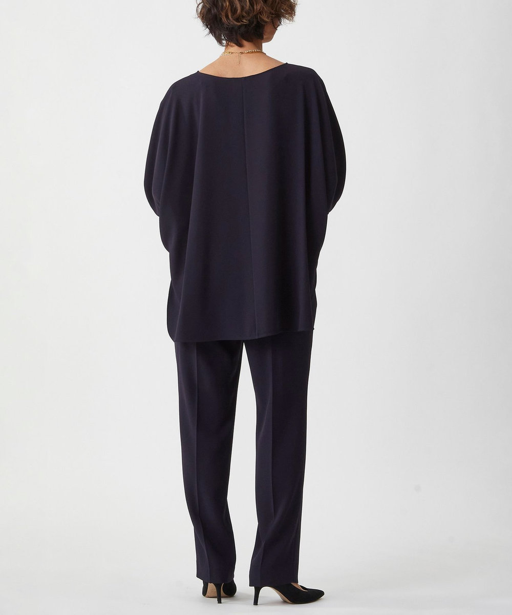 1er Arrondissement バックサテンスリムパンツ ネイビー