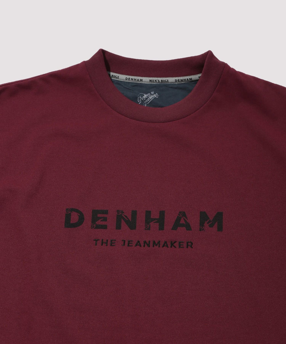 MEN'S BIGI 【DENHAM×MEN'S BIGI】TRYCOOL天竺シザープリントT ボルドー