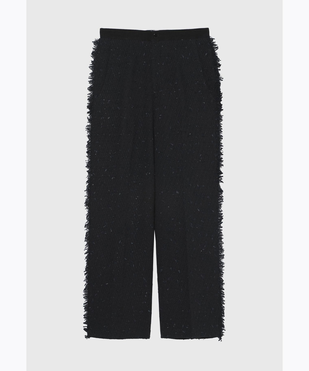 DÉPAREILLÉ FANCY TWEED PANTS / ファンシーツィードパンツ ブラック