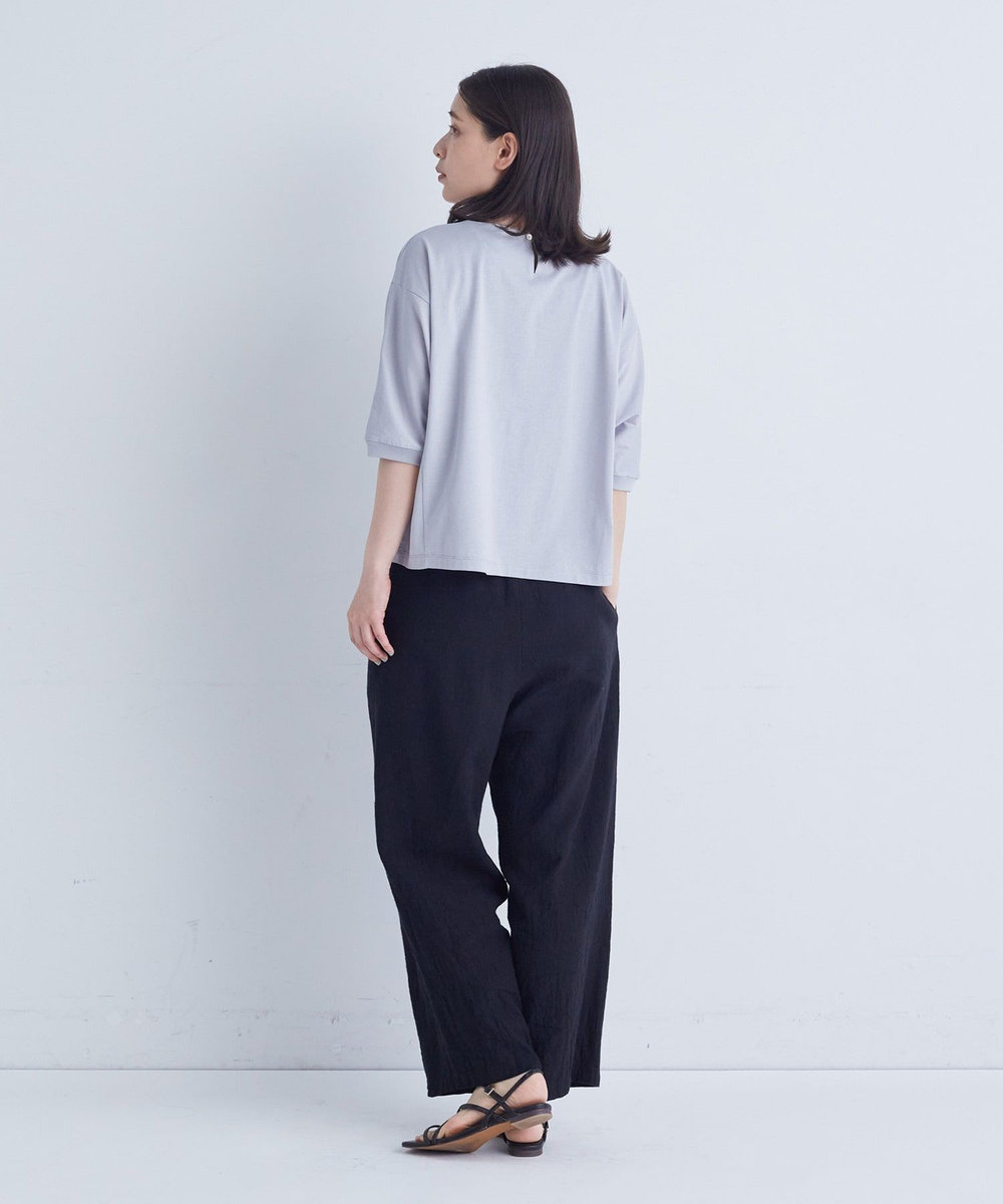 ADIEU TRISTESSE オフボディシルエットTシャツ ブルー