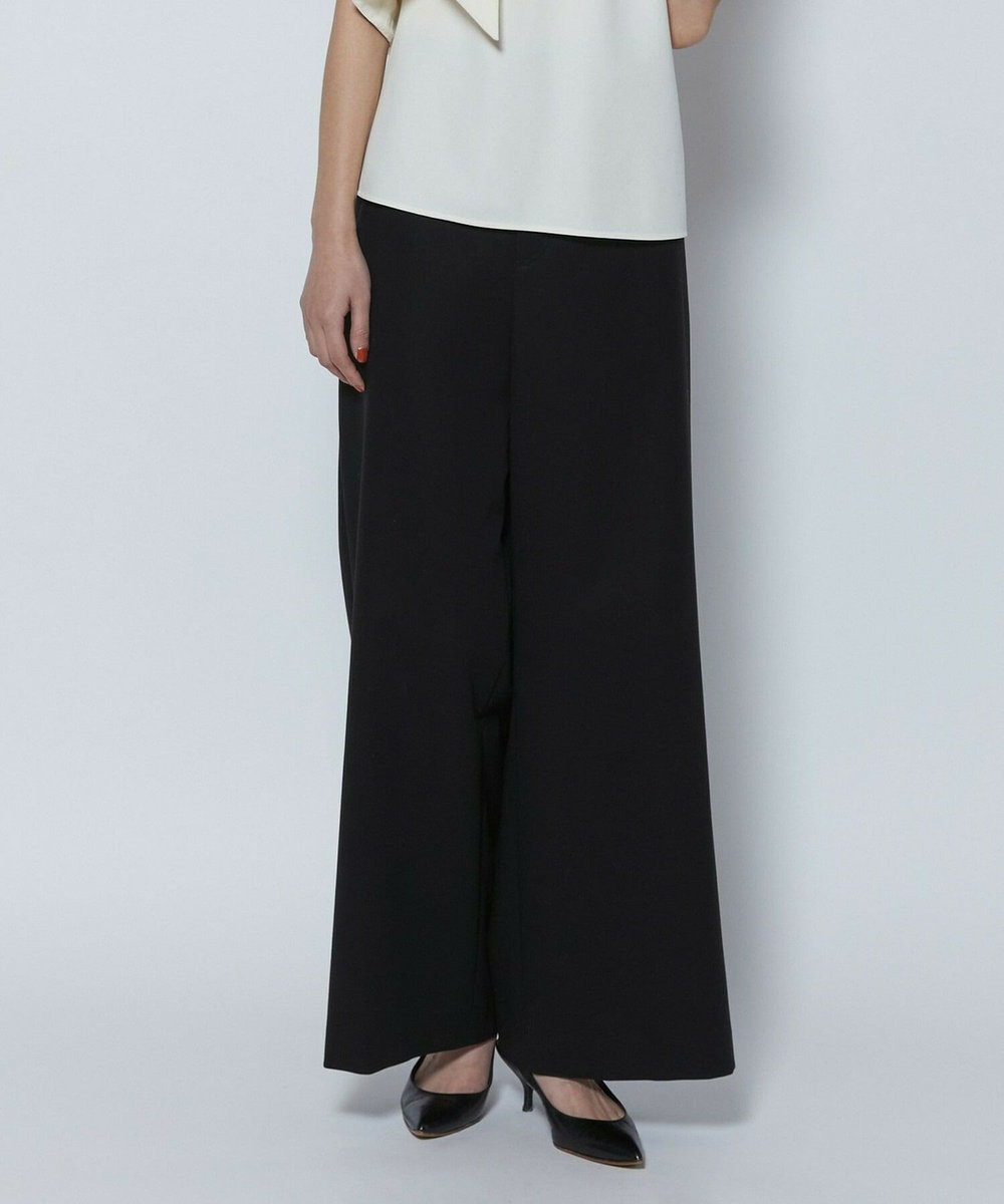 L'EQUIPE COUTURIER 60/2Vダブルクロスパンツ ブラック