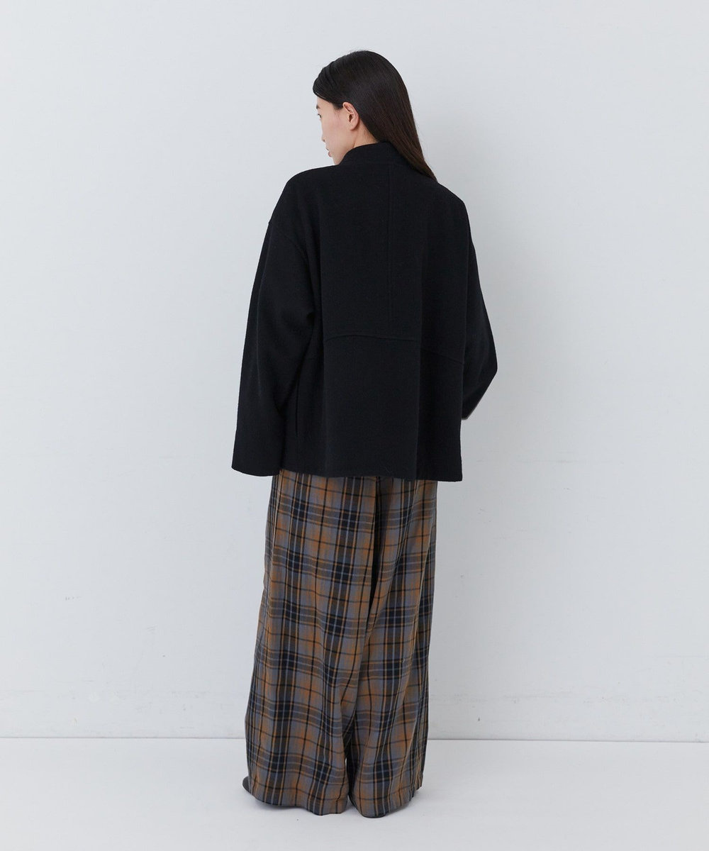 congés payés ADIEU TRISTESSE ウールビーバーショートコート ブラック