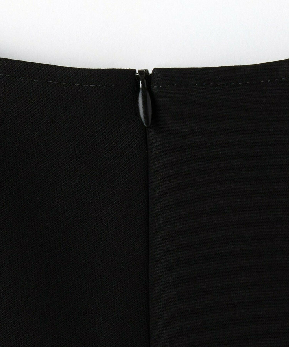 L'EQUIPE COUTURIER 60/2Vダブルクロスブラウス ブラック