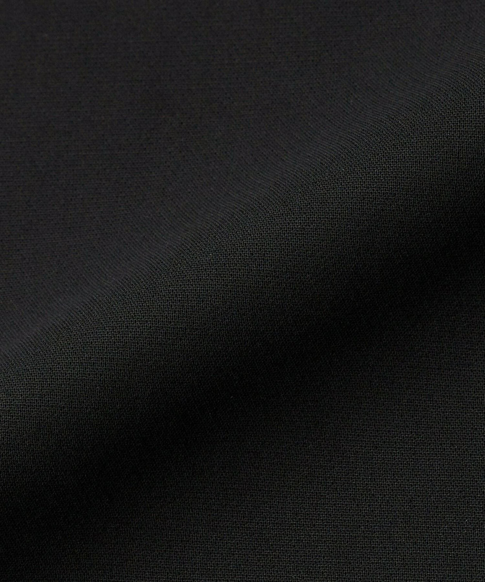 L'EQUIPE COUTURIER 60/2Vダブルクロスブラウス ブラック