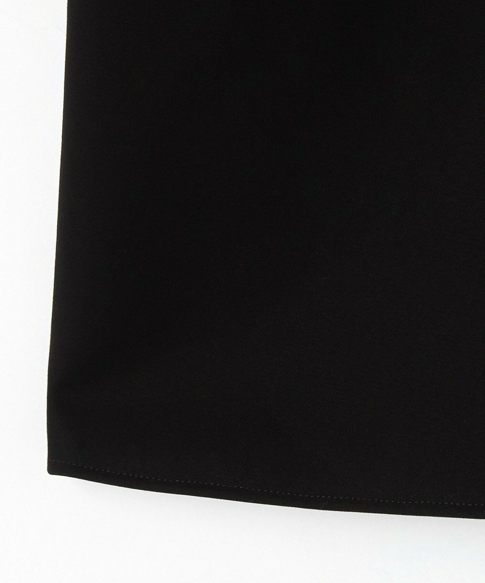 L'EQUIPE COUTURIER 60/2Vダブルクロスブラウス ブラック