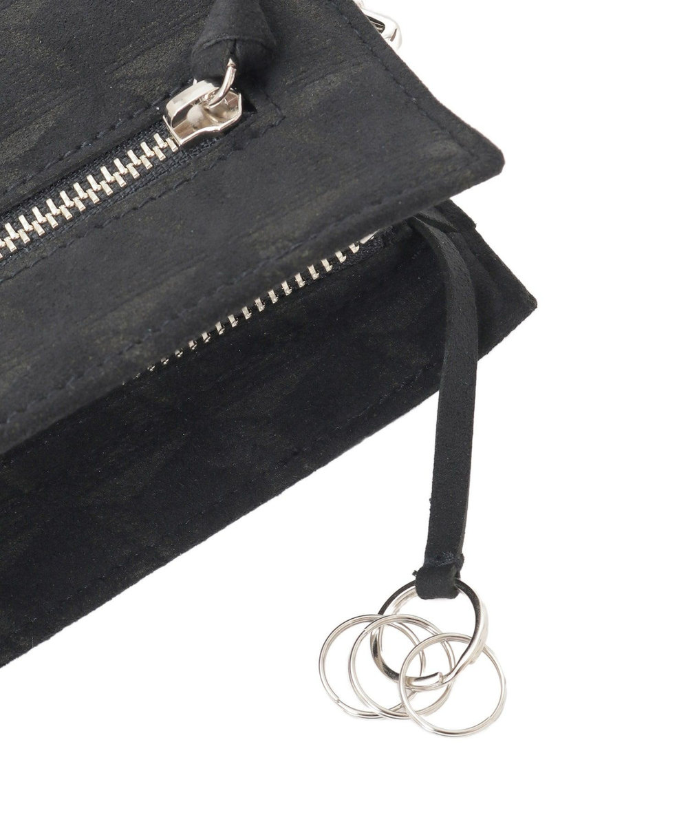 MEN'S BIGI 【Estivant/エスティバン】Clutch Bag/ ウルトラスエード クラッチバッグ ブラック