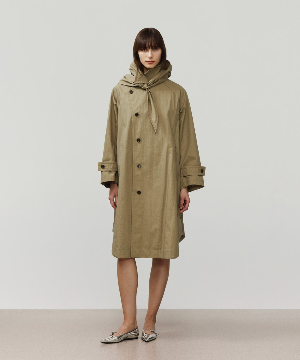 DÉPAREILLÉ GABARDINE BALMACAAN COAT / ギャバジンバルマカーンコート ベージュ