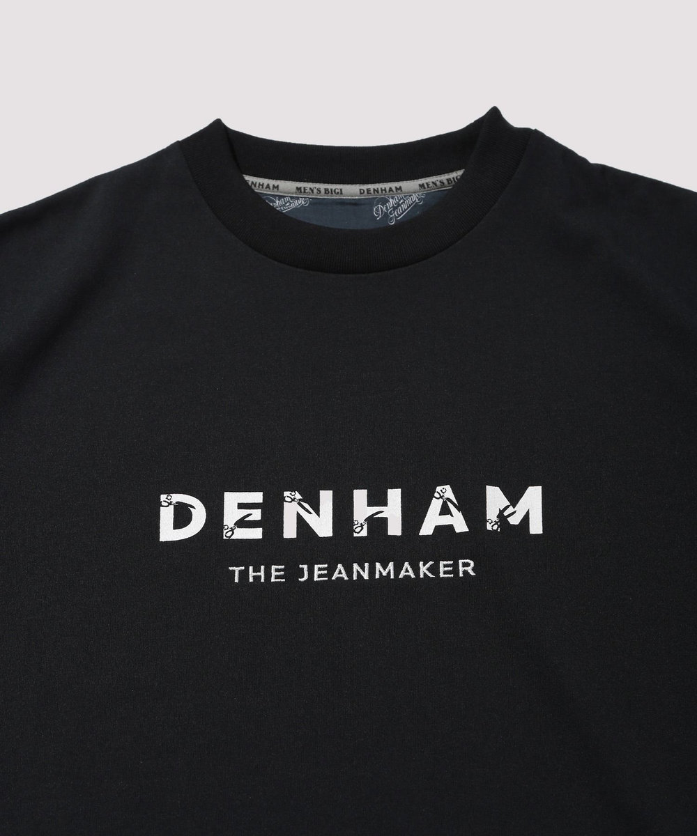 MEN'S BIGI 【DENHAM×MEN'S BIGI】TRYCOOL天竺シザープリントT ブラック