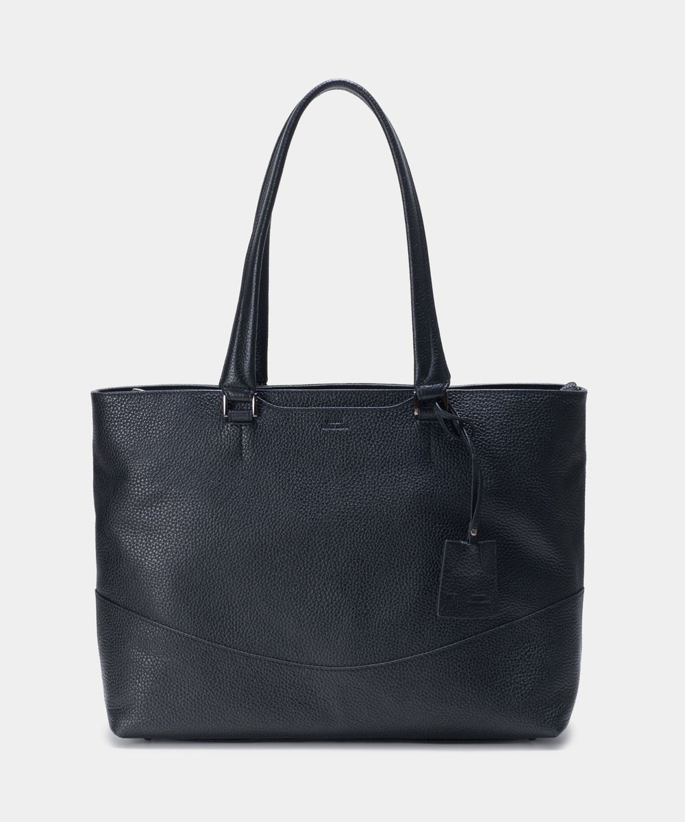 MEN'S BIGI 《別注》SEEKER シュリンクレザー2WAYトートバッグ ブラック