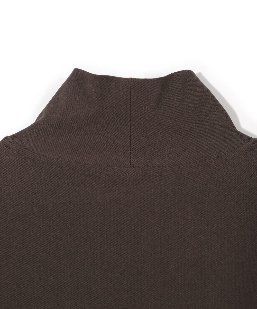 MEN'S BIGI 【50th Anniv . 中田 慎介】NYLON TURTLENECK CUT SEW ブラウン