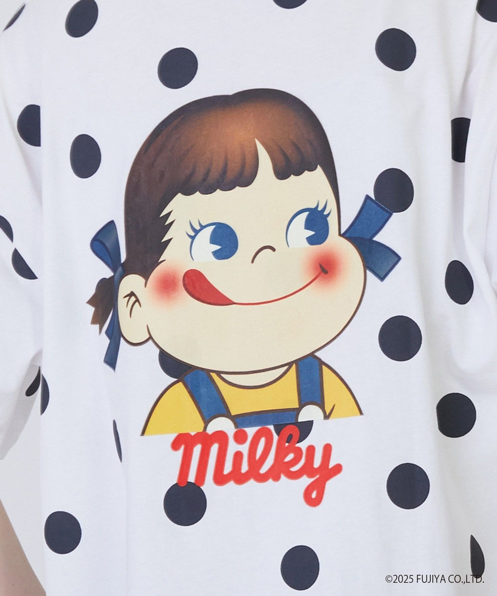 FRAPBOIS ドットペコちゃんT ホワイト