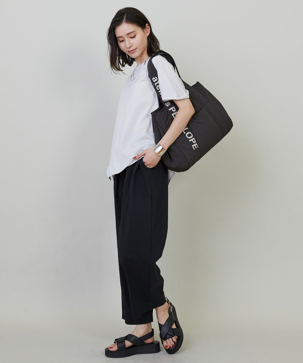 L'EQUIPE ateliers PENELOPE×L'EQUIPE ボンディングトートバッグ チャコールグレー