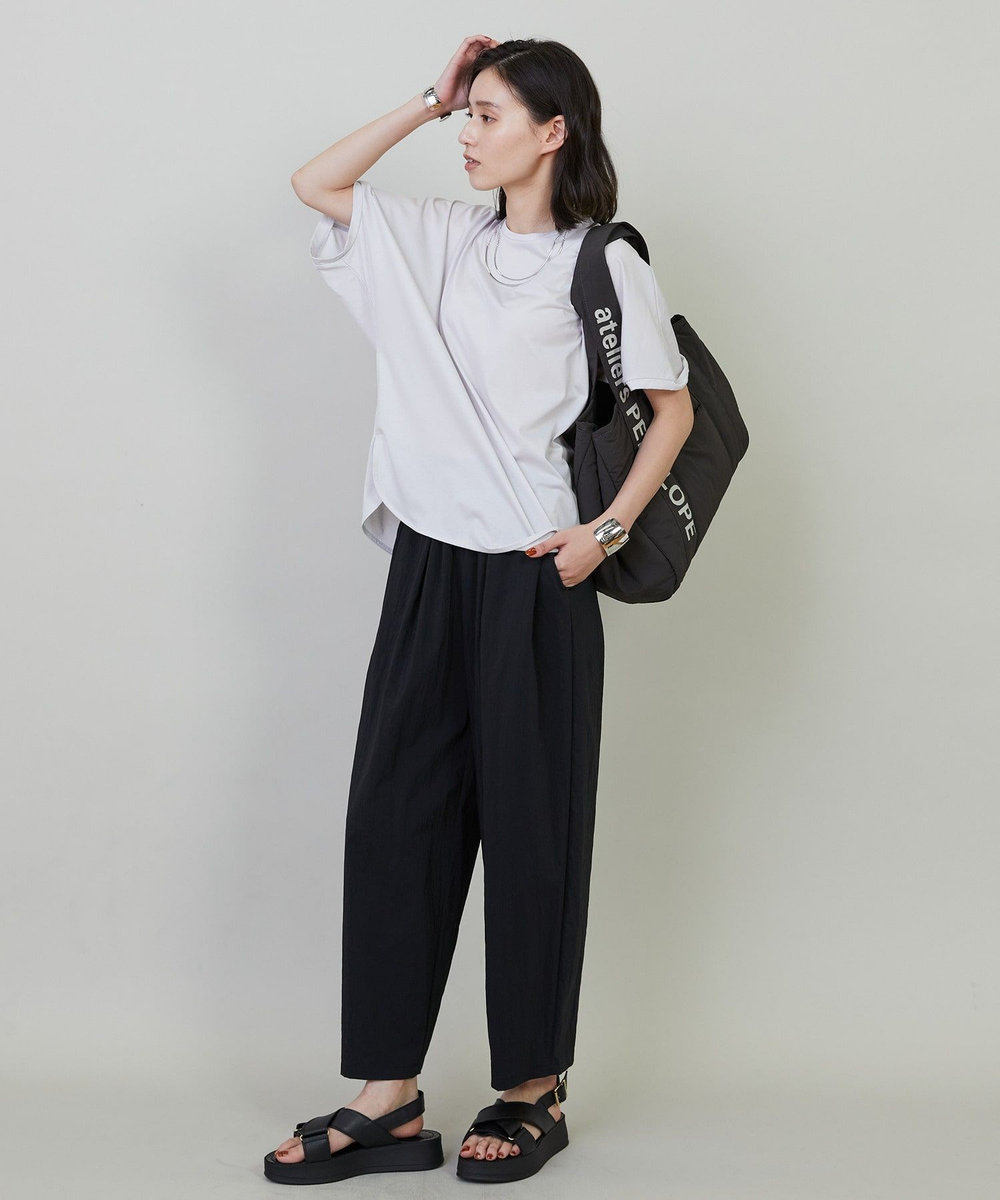 L'EQUIPE ateliers PENELOPE×L'EQUIPE ボンディングトートバッグ チャコールグレー
