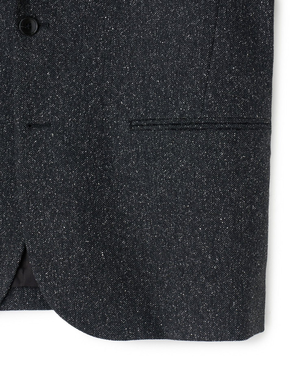 MEN'S BIGI 【BASED ON MEN'S BIGI HERITAGE】メランジ リラックス3Bジャケット ブラック