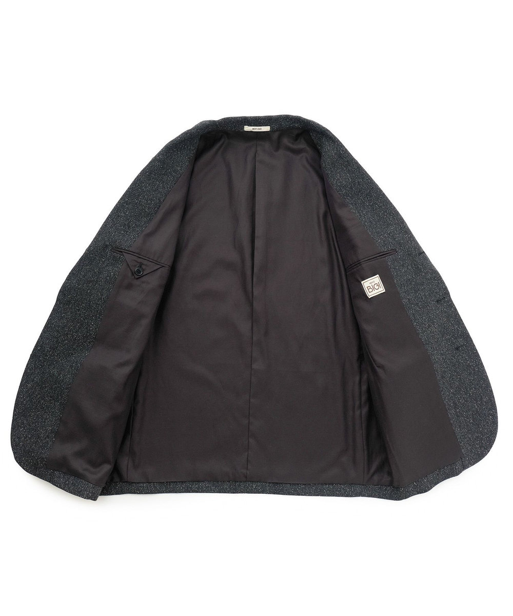 MEN'S BIGI 【BASED ON MEN'S BIGI HERITAGE】メランジ リラックス3Bジャケット ブラック