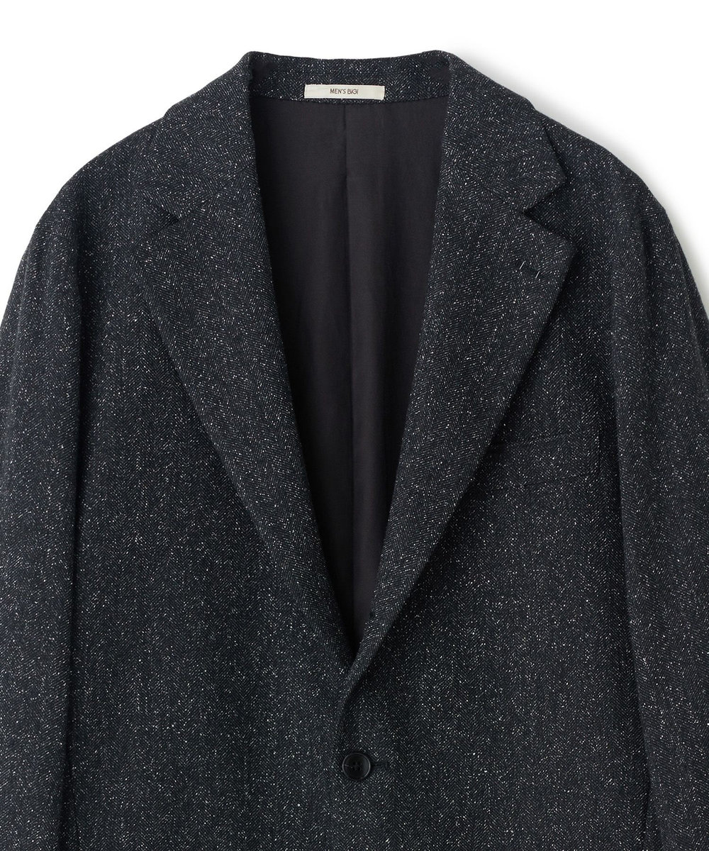 MEN'S BIGI 【BASED ON MEN'S BIGI HERITAGE】メランジ リラックス3Bジャケット ブラック