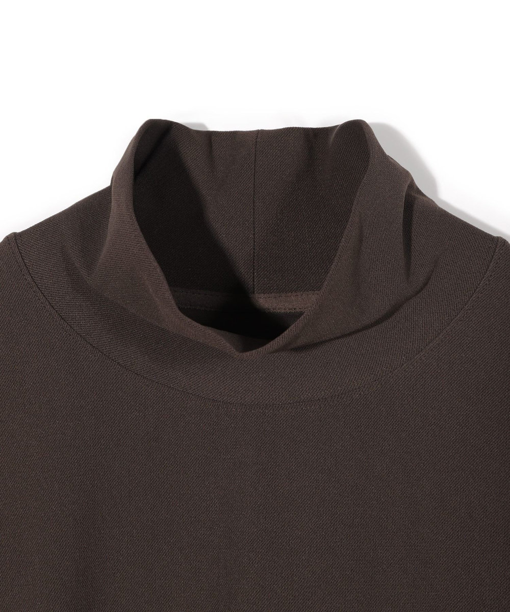MEN'S BIGI 【50th Anniv . 中田 慎介】NYLON TURTLENECK CUT SEW ブラウン
