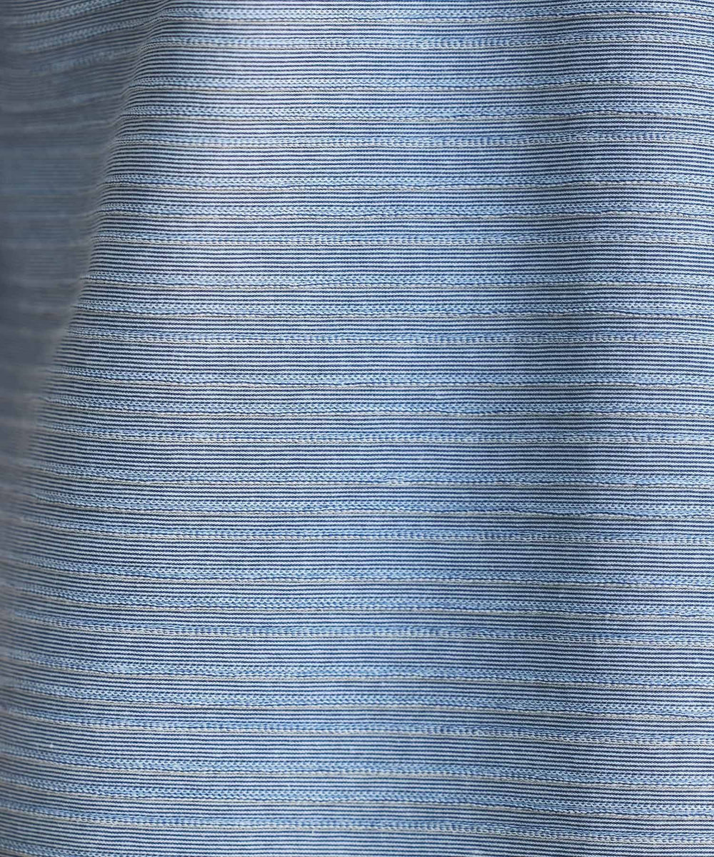 UNION STATION タックジャガードVネックTシャツ ライトブルー