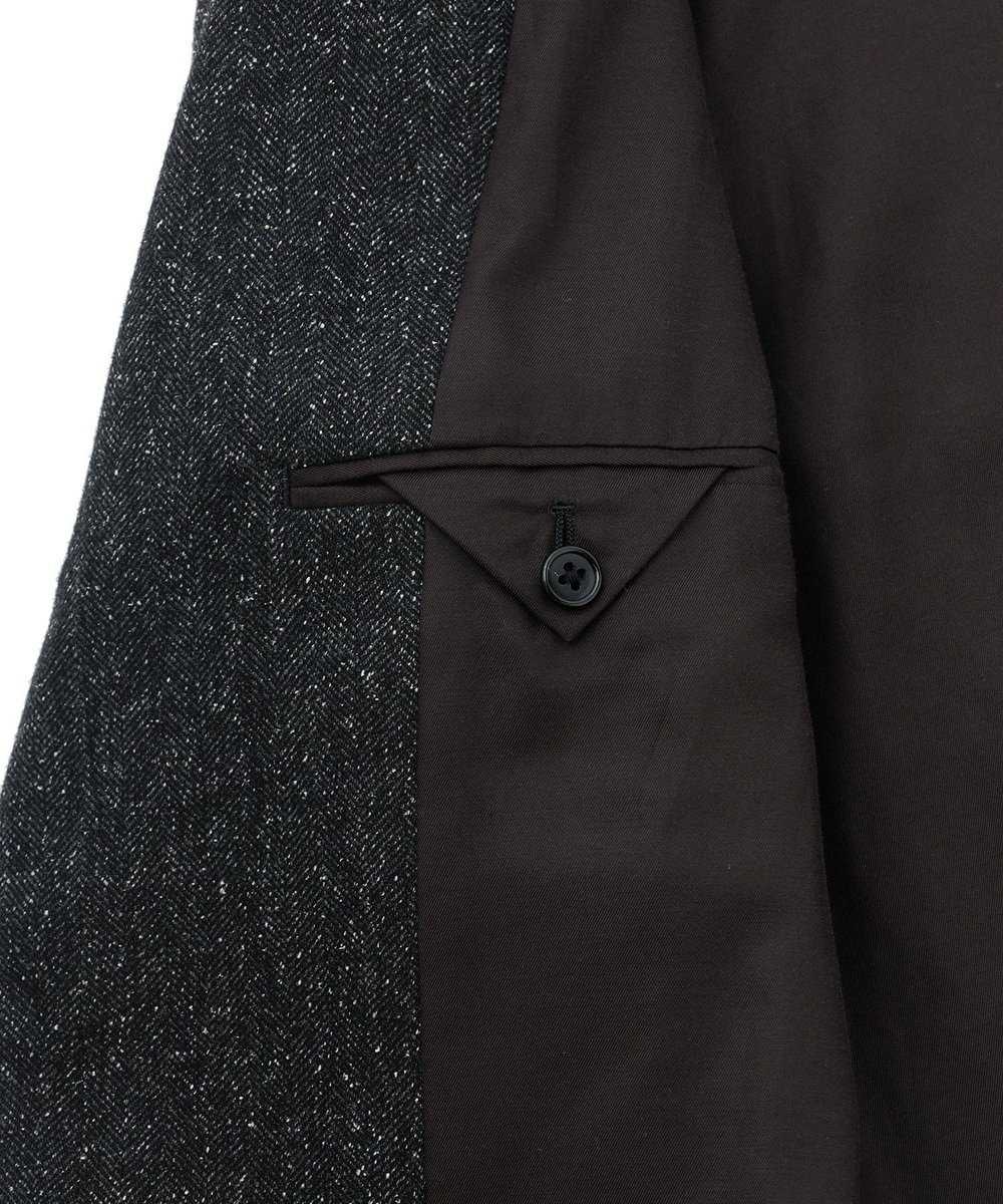 MEN'S BIGI 【BASED ON MEN'S BIGI HERITAGE】メランジ リラックス3Bジャケット ブラック