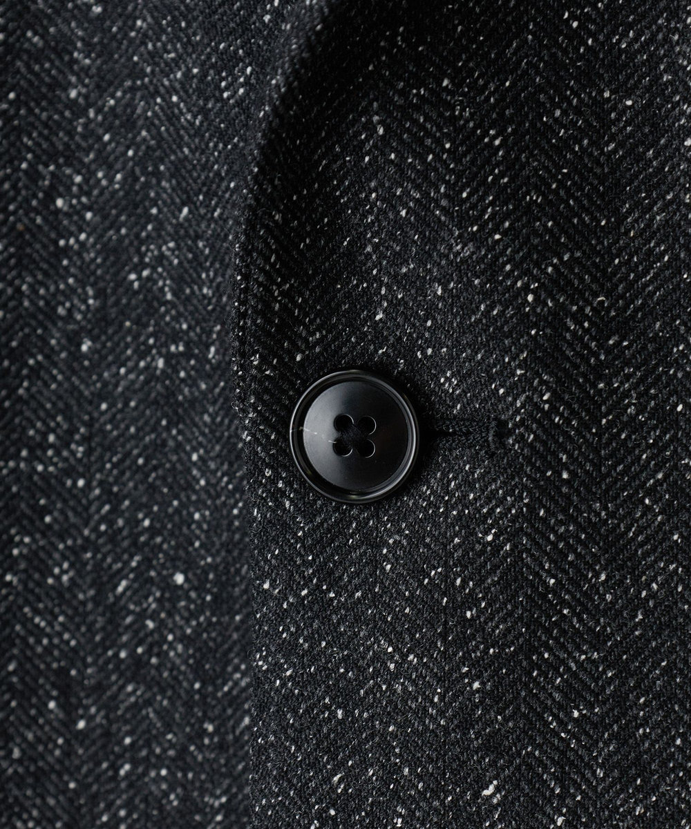 MEN'S BIGI 【BASED ON MEN'S BIGI HERITAGE】メランジ リラックス3Bジャケット ブラック