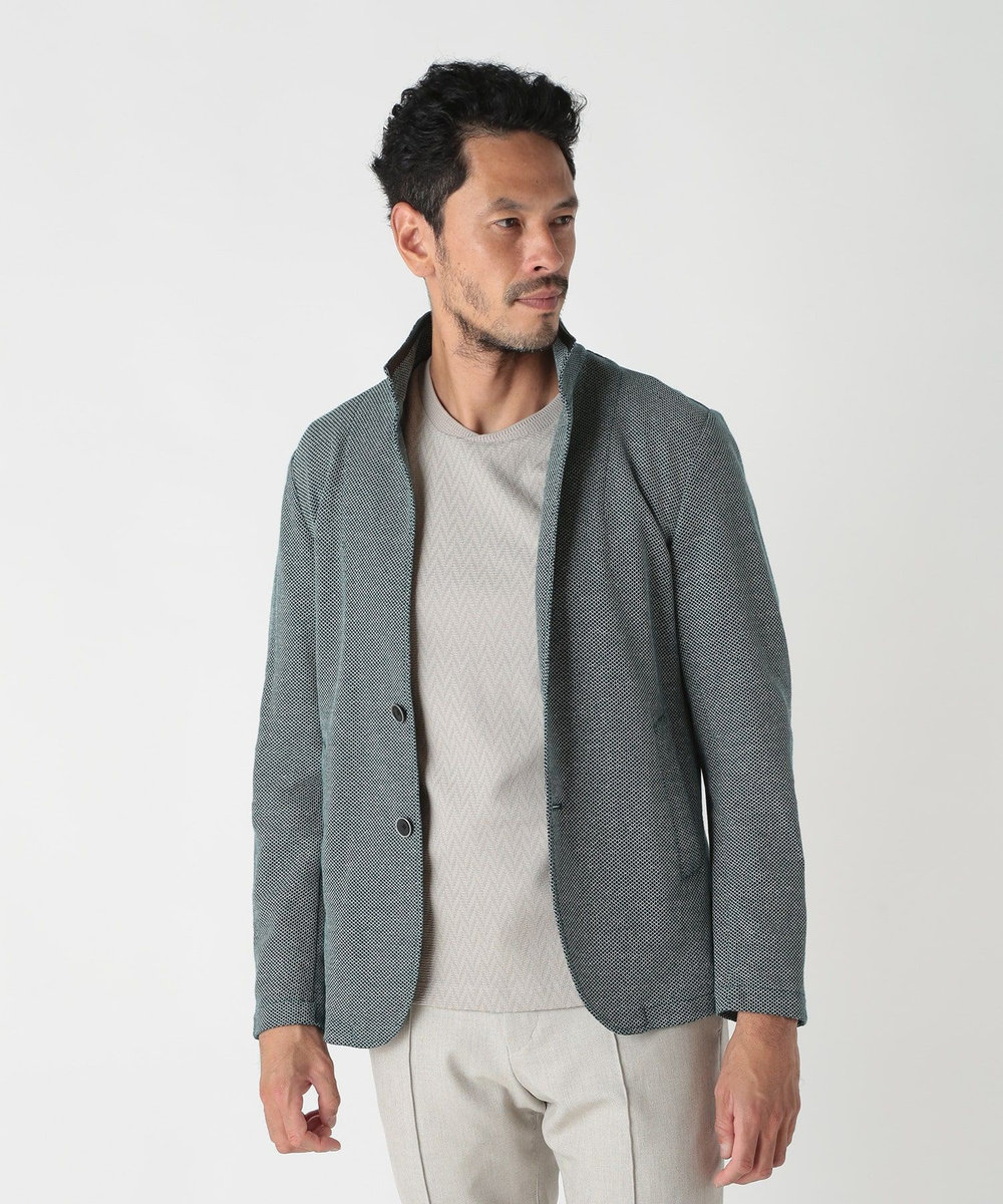 MEN'S BIGI ハニカムメッシュカットジャケット グリーン系その他