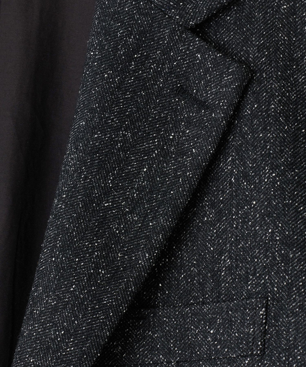 MEN'S BIGI 【BASED ON MEN'S BIGI HERITAGE】メランジ リラックス3Bジャケット ブラック